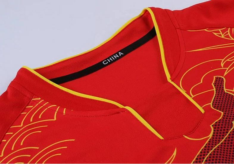 Unisex Schnelltrocknendes Drachenmuster Tischtennis-Uniformset - Sommer Kurzarm Sporttrikot für Training & Wettkampf