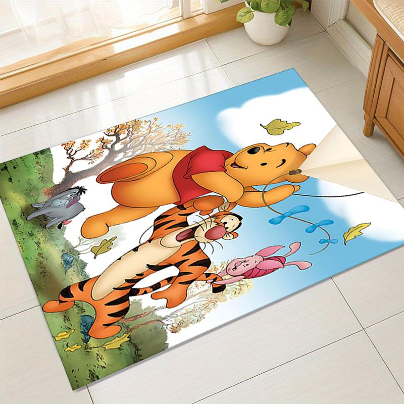 Winnie Pooh Friends Carpet For Playroom Bedroom Living Room Sofa Home Decorkids Game Area Rug Nonslip Floor Mat