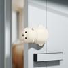 Cute Polar Bear EVA Door Stopper Punch‑Free Silent Anti‑Pinch Finger Door Gap Protector Safety Door Guard for Kids Pets
