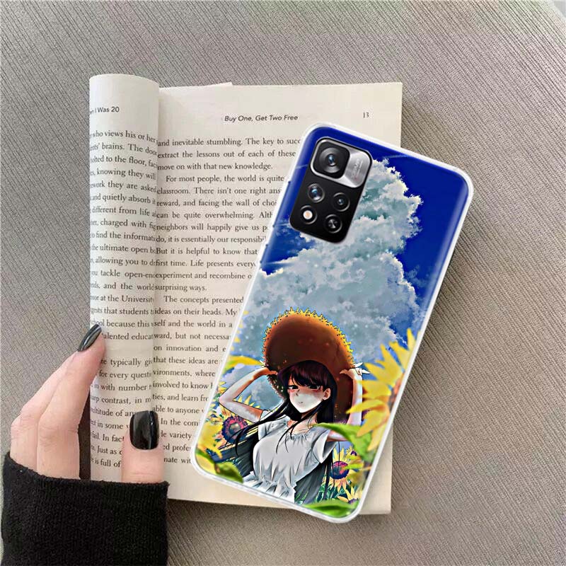 Anime Komi Shouko Cant Communicate Phone Case For Xiaomi Redmi Note 14 13 Pro Plus 5G Cover 13C 14C 12 12C 9 9T 9C 10 10C 8 7 6