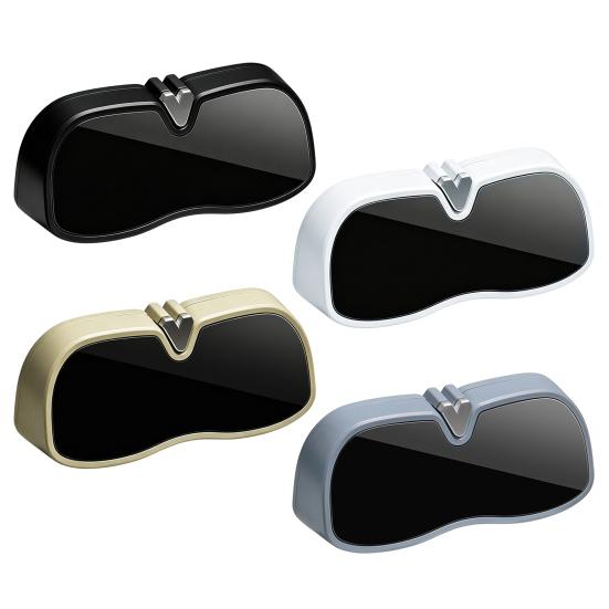 Sunglasses Holder for Car Sun Visor, Protective Automotive Eyeglasses Storage Case Hanger, Vehicle Interior Glasses Organizer Box Accessories,