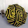 1pc Abstract Art Optical Illusion Automatic Folding Umbrella Portable Collapsible 8-Rib Umbrella for All Seasons, Casual Outdoor Accessory, B74