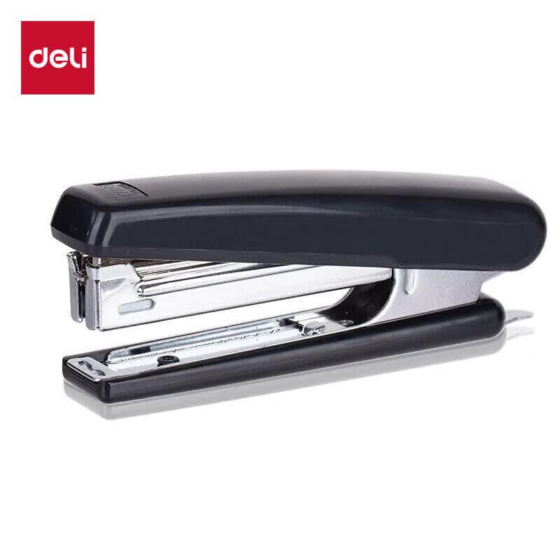 Deli 12-Sheet Classic Stapler with Built-in Remover