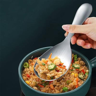 Durable Stainless Steel Non-stick Rice Spoon Household Thickened Rice Spoon Rice Shovel