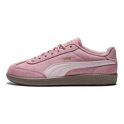 9-T Suede Comfortable Versatile Low-Top Casual Shoes Women Sneaker Pink 406756-02