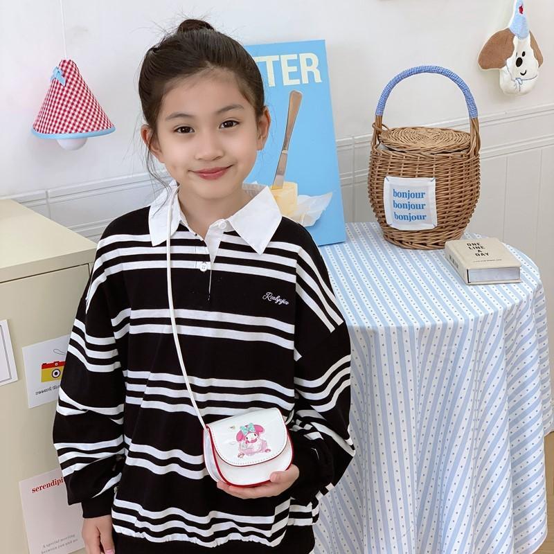 My Melody Pompompurin Cinnamoroll Kids Cartoon Animal Mini Purse With Pu Material For Daily Use