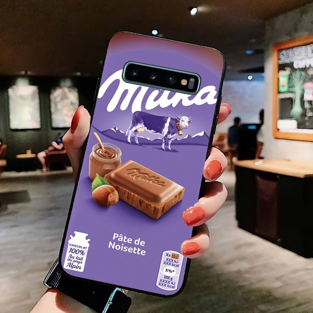 

Чехол для телефона M-MilkaS BoxS с рисунком шоколада Для Samsung S 24 Fe 25 Ultra Plus 20 Lite 21 30 22 23 24 22 Ultra 5G Fundas Samsung S25