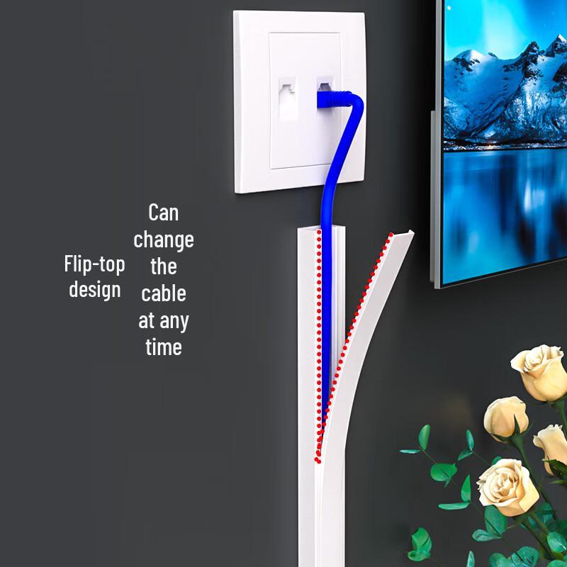 PVC Self-Adhesive Wire Cable Trunking