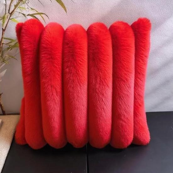 Throw Pillowcase Super Soft Comfortable Sofa Pillowcase Replaceable Design Easy Maintenance Soft Cushion