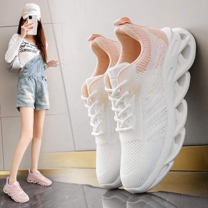 Fashion Sneakers for Women Mesh Casual Sneakers Comfort Thick Soled Lightweight Outdoor Running Shoes Women's Shoes Summer Jogging