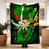 Ben 10 Cartoon Print Blanket - Soft & Comfortable, for Bedroom, Travel, Sofa, Home Decoration - Birthday Christmas Gift for Friend