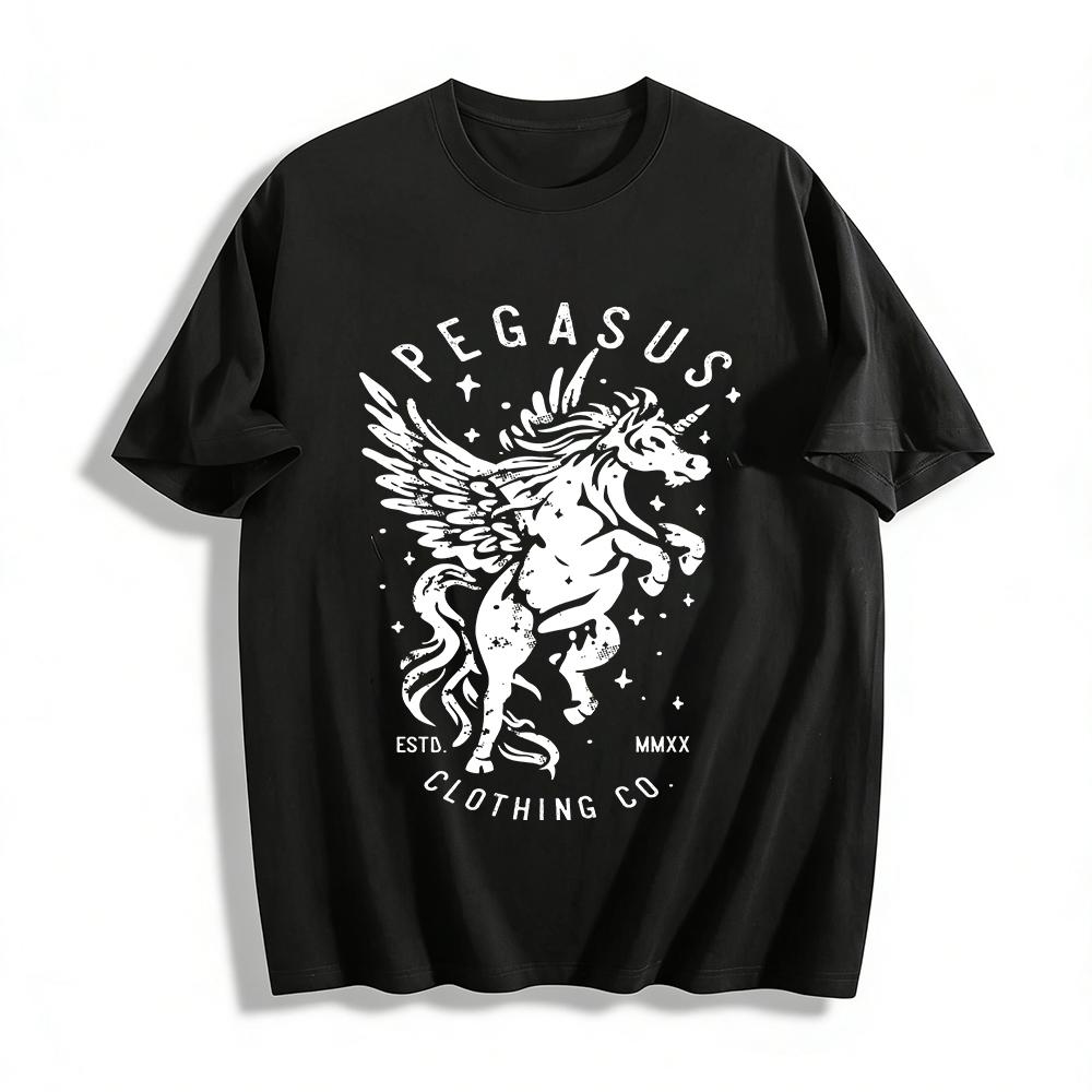 

Solid Color Basic Casual Crew Neck T-Shirt Loose Breathable Top Pure cotton T-shirt XXS