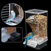 Bird Automatic Water Dispenser Parrot Feeding Cage Automatic Water Dispenser Parrot-Seed Container Food Feeding Cage Water Dispe