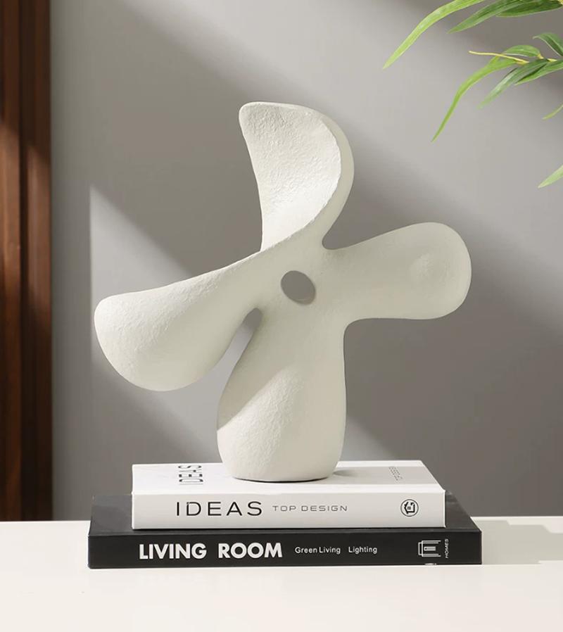 Resin Geometric Sculpture Accessories Items Home Livingroom Entrance Statue Decoration Hotel Store Desktop Figurines Ornaments
