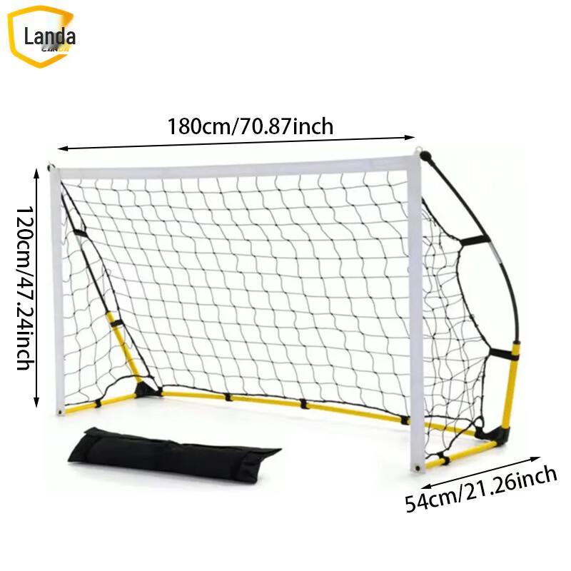 

Portable Quick-Assembly Kids Soccer Goal 1.8x1.2x0.54m