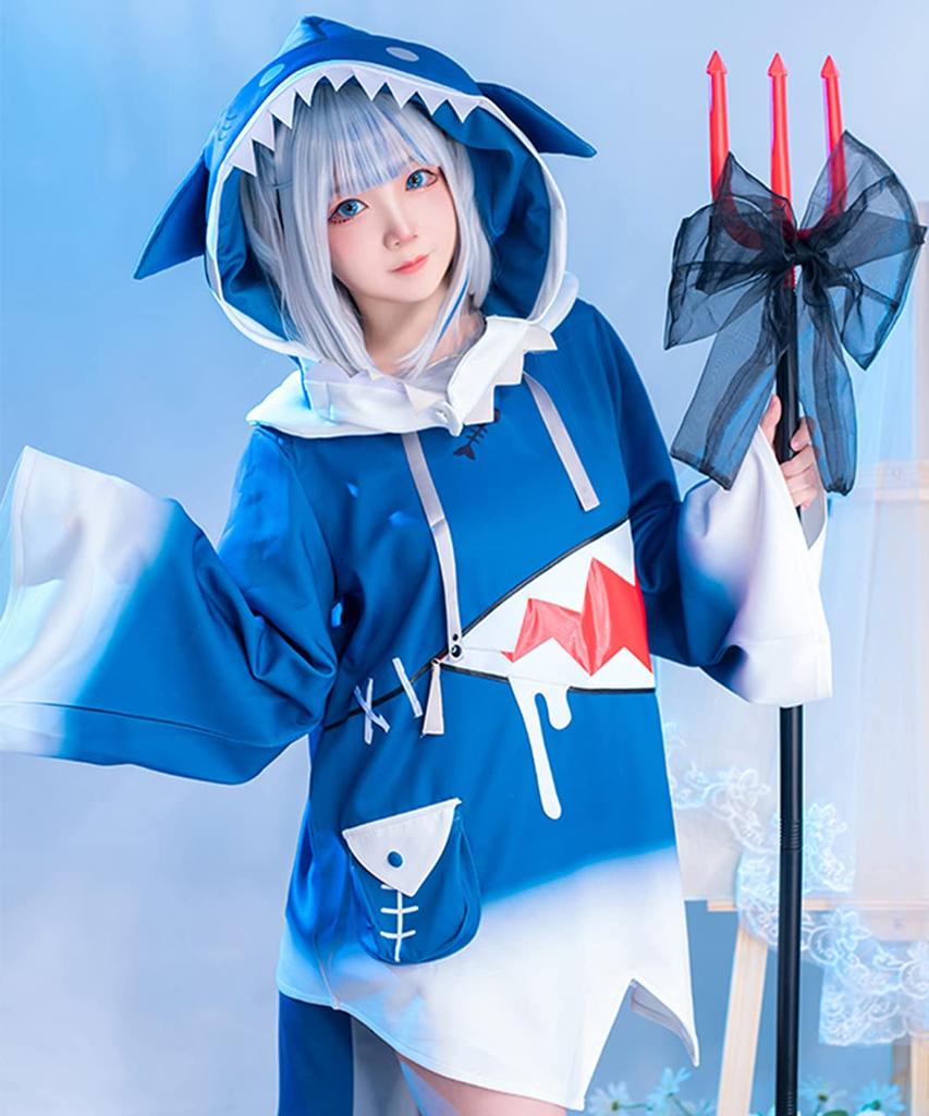 Hololive Cosplay Gawr Gura with wig [milky time] Same-chan (L)