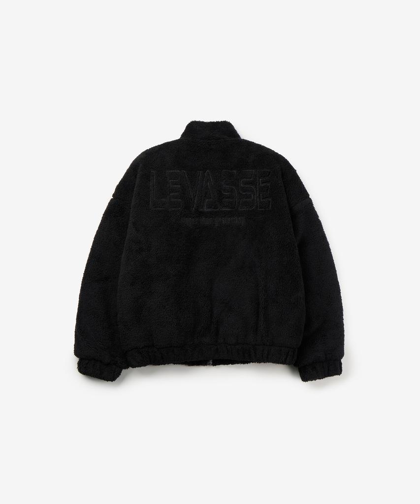 Levasse Slogan Back Logo Oversized Fleece