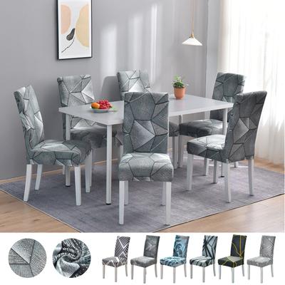 Stylový strečový potah na židli do jídelny Elastický materiál Potah na židli pro kancelářskou židli Banketní židli Křeslo Ochranný potah