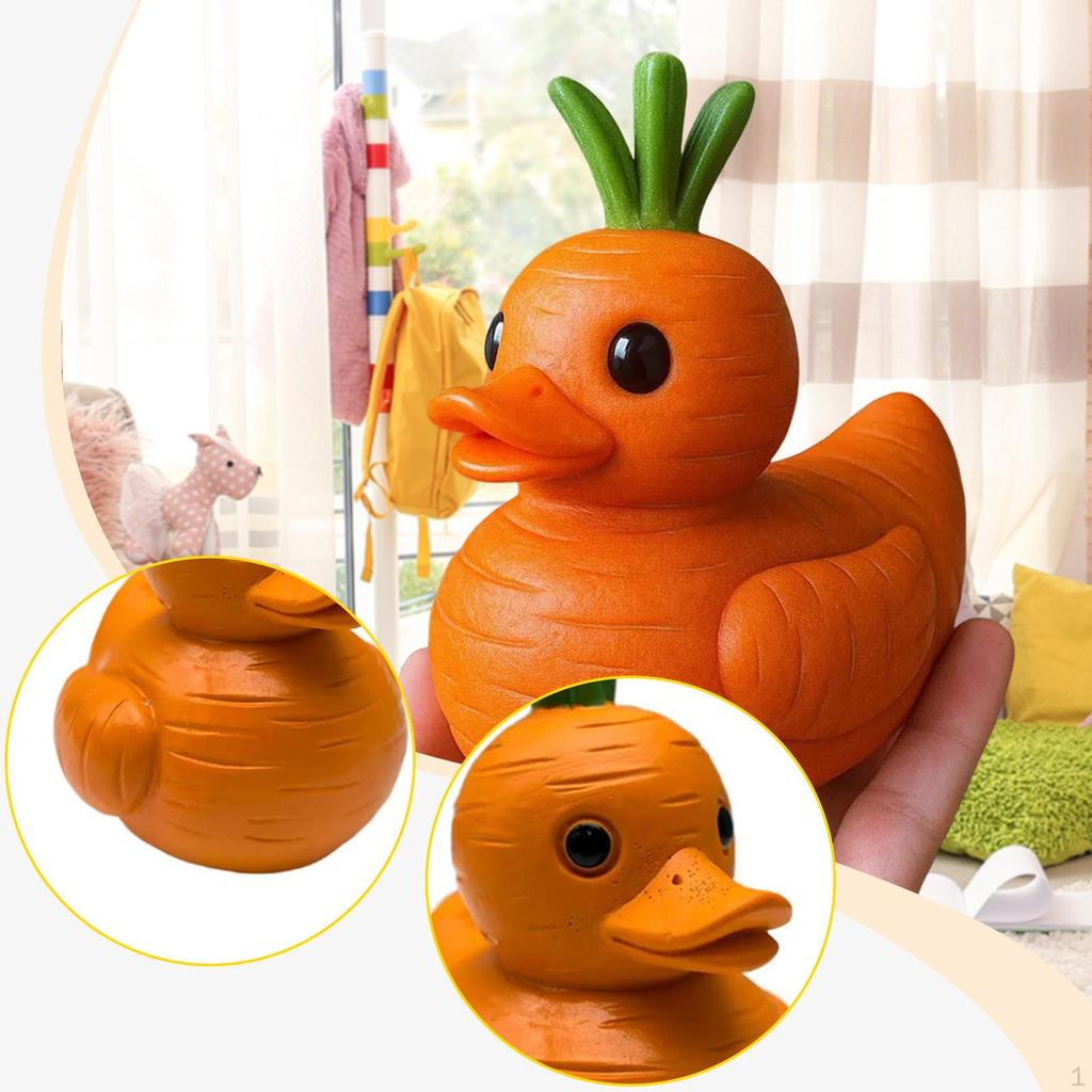 Entenfigur Skulptur Niedliche Dekoration Heimdeko Harz Ornament Statue für Schlafzimmer Veranda