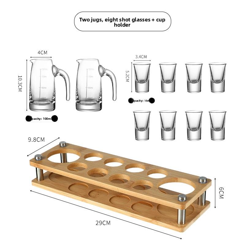 Luxury Small Whiskey Glasses Set Home Use Bullet Cup Pouring Vessel Premium Quality Glassware for Fine Wine And Spirit Tasting