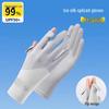 Women's Ice Silk UV Protection Driving Gloves: Non-Slip, Touchscreen, Thin, Perfect for Summer Cycling & Riding