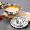 Stainless Steel Manual Juicer with Filter for Citrus and Small Pot for Noodles