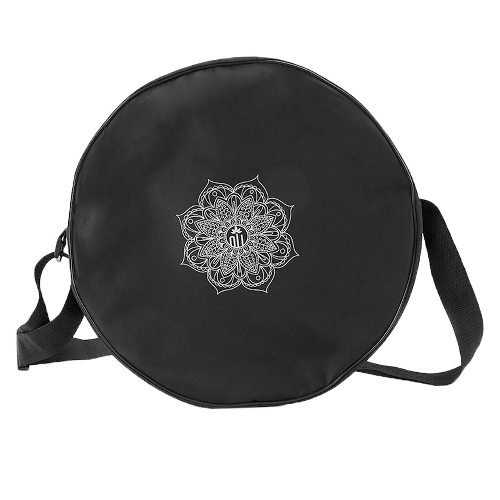 

Round Wheel Storage Shoulder Yoga Full Zip Print Twill Single Bag Nylon Tool