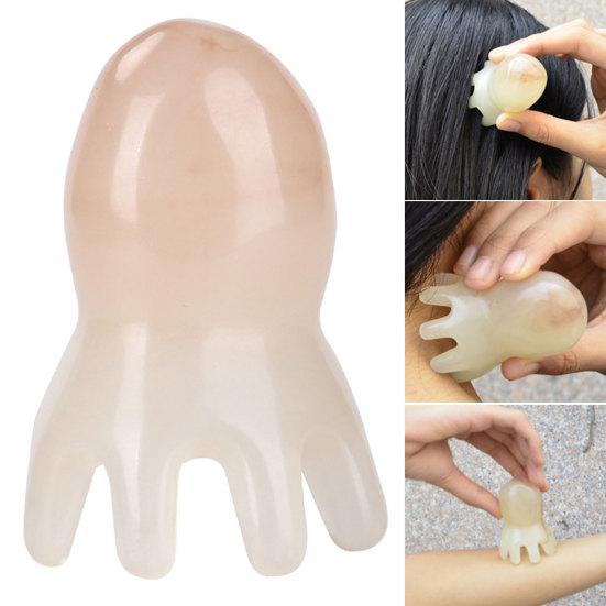 Massage Comb Round Comb Teeth 8 Claws Anti-static No Hair-Loss Anti-slip Knotless Octopus Comb for Home