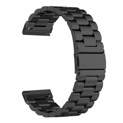 For Suunto Spartan Sport Wrist HR Baro/Suunto 7 Smart Watch Strap 3-Bead 24mm Steel Wrist Band