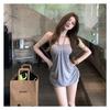 Vestido Mini Bodycon de Hombros Descubiertos de Moda - Estilo Veraniego Ceñido a la Cintura para Mujer
