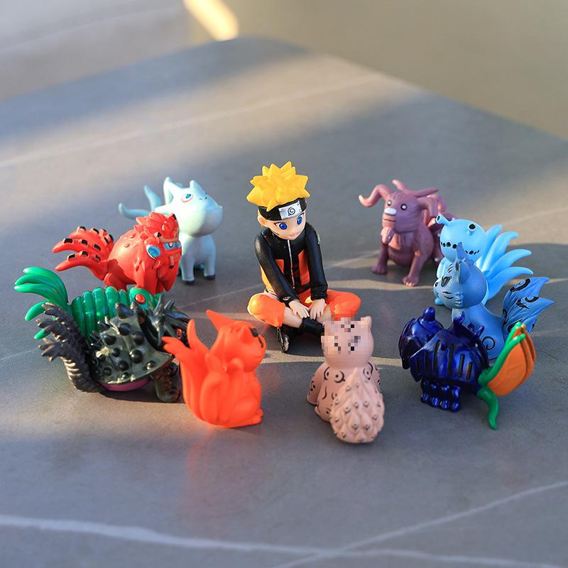 Naruto Q Version Figures: Naruto, Sasuke, Kakashi, Gaara, Itachi, Sakura - Gift Box Set.