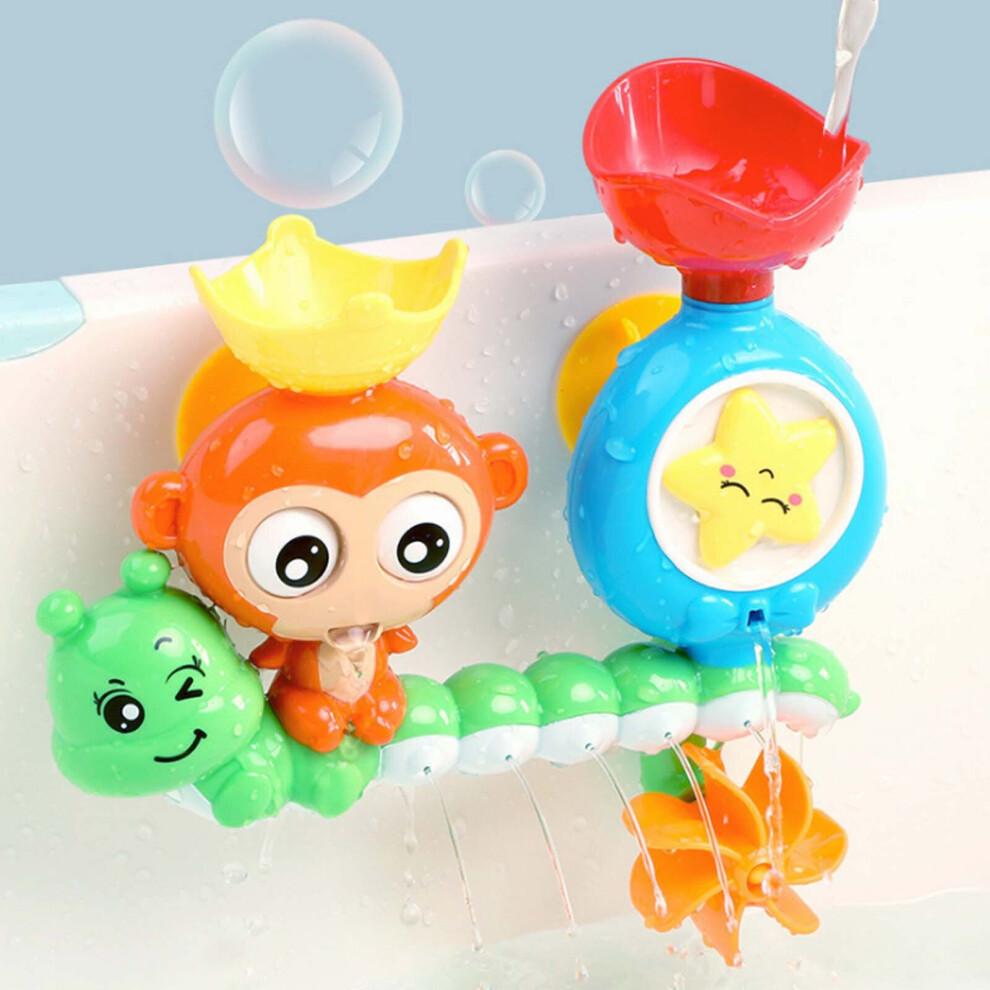 Baby Bath Toy Children Monkey Spray Water Shower Tub Kids Bathroom