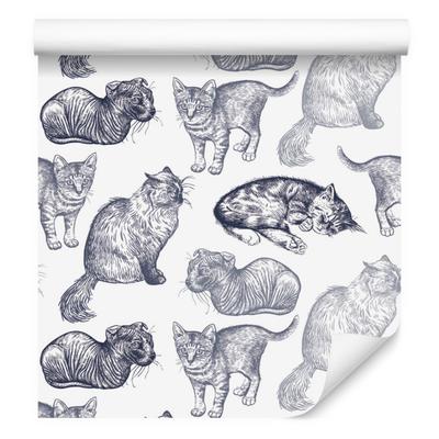 Cats Wallpaper for Living Room and Bedroom 50x1000