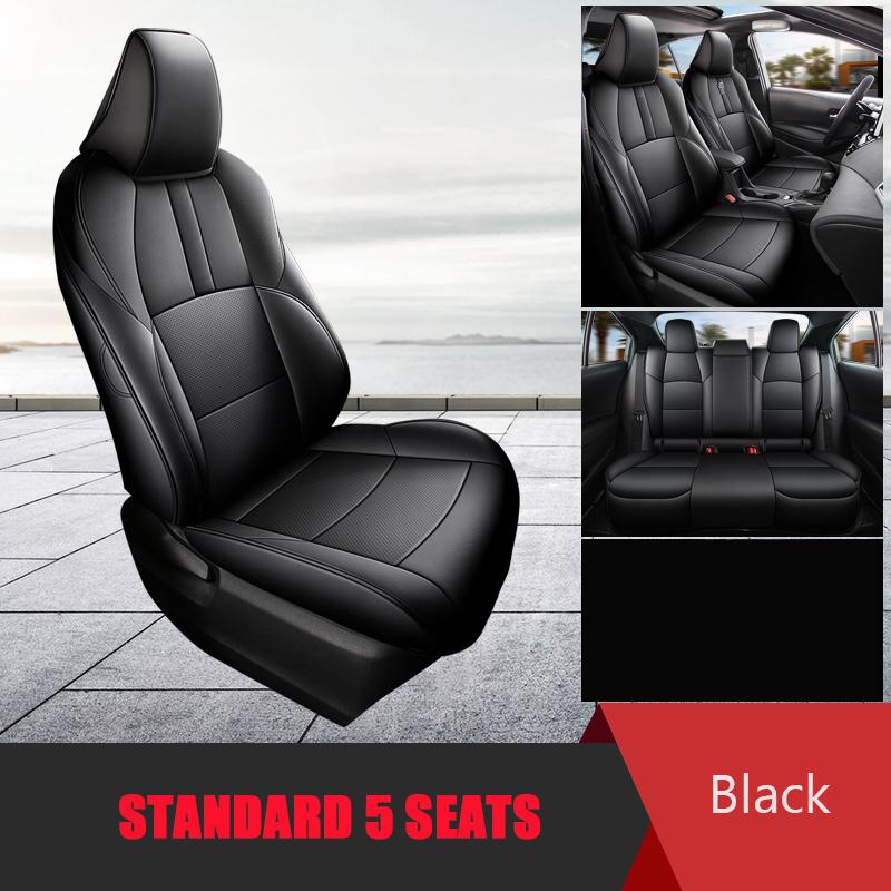 Luxury Styling Car Seat Cover For Toyota Select Corolla 2019-2025 Durable Faux Leather  Seat Cushion Car Accessories Full Set