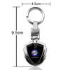 Car Stickers For Alfa Romeo Car Logo Stying 3D Metal Key Rings Shield Shaped Keychain For Alfa Romeo Giulia Stelvio Giulietta 15
