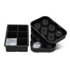 6 Grids Ice Cube Tray Easy Release Silicone Ice Cube Mold for Freezer Whiskey Cocktails
