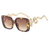 Two-Headed Snake British Retro Gothic Dark Sunscreen Sunglasses Uv Protection Sunglasses Glasses