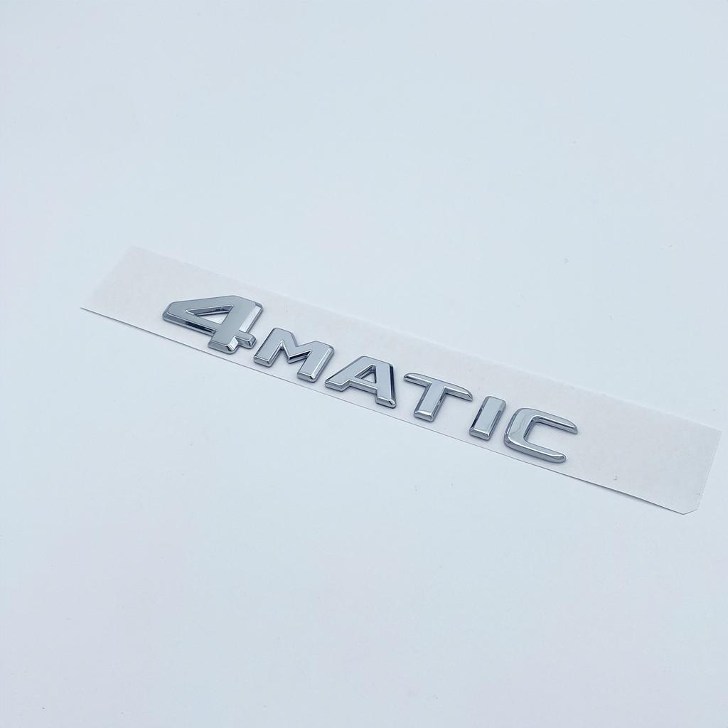 HVYWS1 3D chromuotos juodos raidės GLC300de GLC300e GLC350e GLC400e 4Matic emblema Mercedes Benz GLC X253 automobilio bagažinės logotipui lipdukas