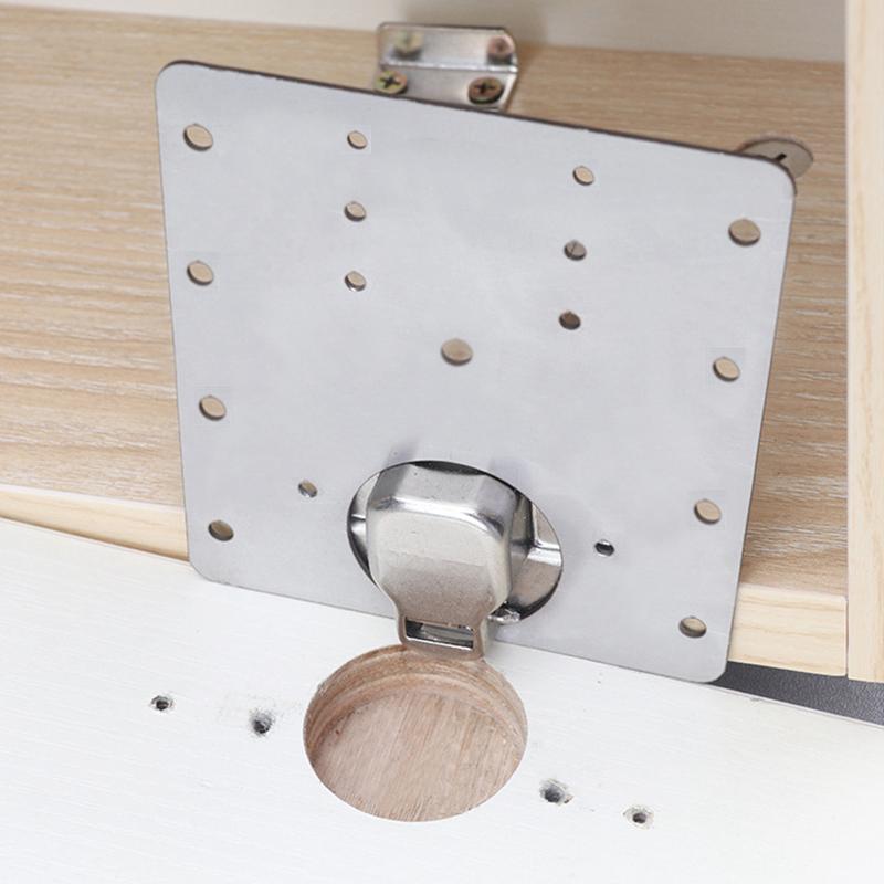 Stainless Steel Furniture Hardware Repair Hinge Plate for Kitchen Doors for Living Room School & Hospital Applications