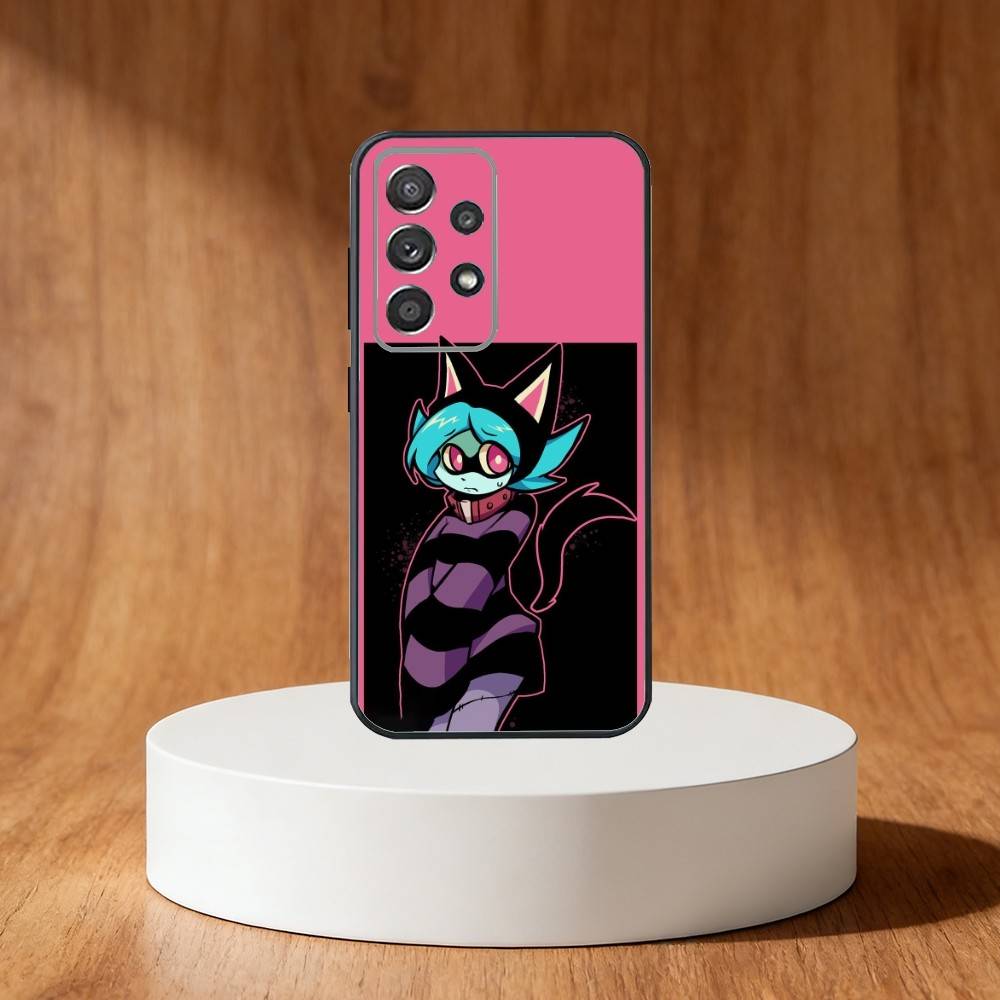Anime P-Psychocuties Phone Case For Samsung S25,S24,S21,S22,S23,S30,Ultra,S20,Plus,Fe,Note,10,9,5G Black Cover