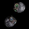 Realistic Owl Figurine Beads Lucky Owl Owl Ornament Energy Owl Mini Statue  Desktop Decoration