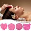 4/5Pcs Heart Natural Wood Pulp Sponge Cellulose Compress Cosmetic Sponges Cleansing Massage Pore Makeup Removal