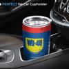 20oz Edelstahl Isolierter Becher WD40 Motorölfilter Aufdruck Doppelwandig mit Strohhalm und Deckel hält Kaltes Heißes Getränk Autobecher