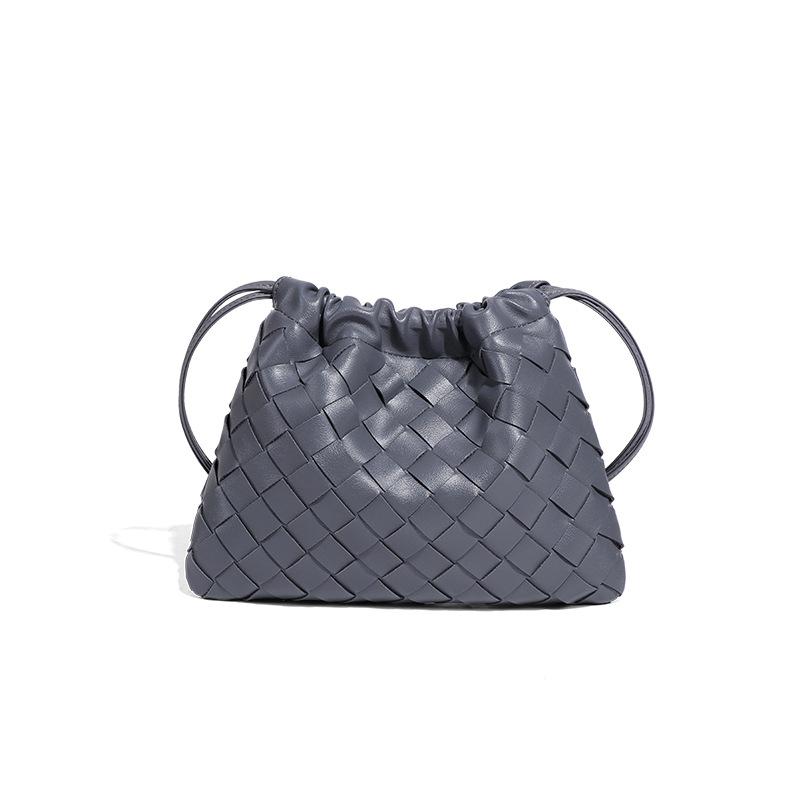 Checkerboard Garbage Bag, Fashionable Cloud Bag, Hand-woven Bag, Mini Cute Single-shoulder Crossbody Women's Bag