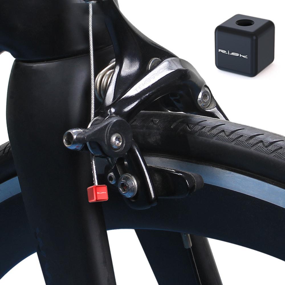 Cube Bike Cable End Caps Aluminum Alloy Bicycle Cable Crimps Durable Brake Cable Ends Bike Build