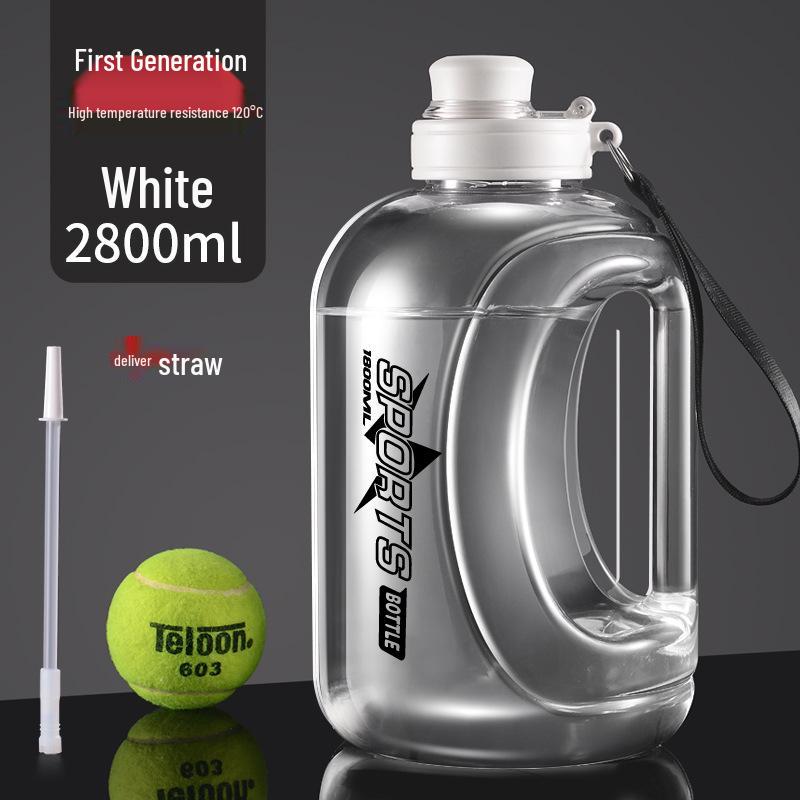 Ton Ton Large Capacity Sports Water Bottle with Straw