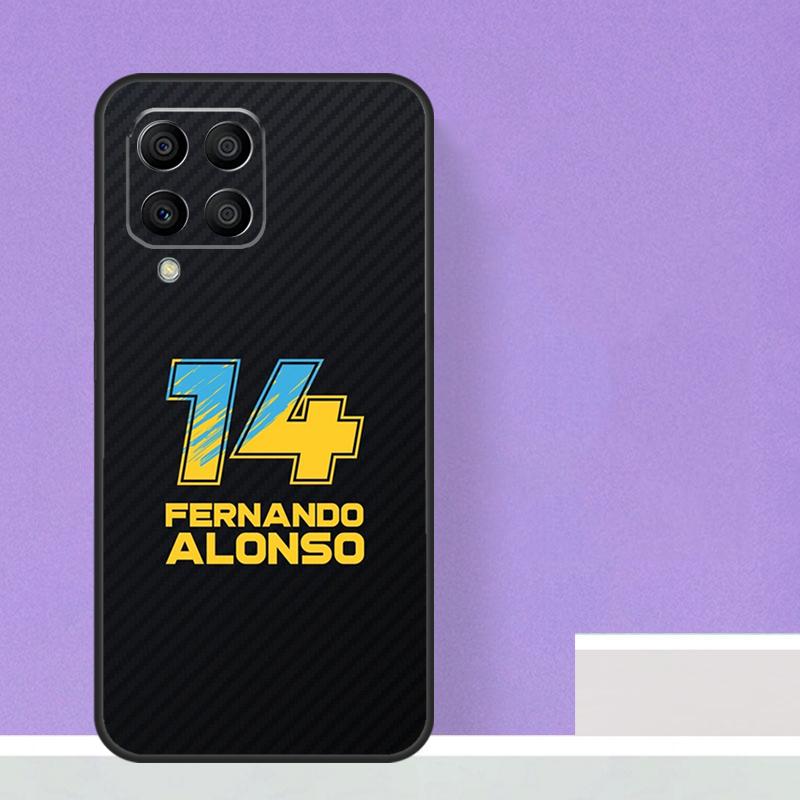F1 Racing Fernando Alonso 14 For Samsung Galaxy M55 M15 M13 M33 M53 M20 M30s M31s M12 M32 M52 M11 M51 M14 M34 M54 Case