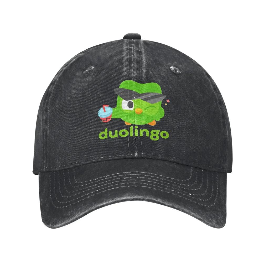 Duolingo Owl Kawaii Sun Baseball Cap  Unisex Adult Print Hip Hop Hats Summer Yk Funny Tennis Skate Hot Sale Baseball Caps