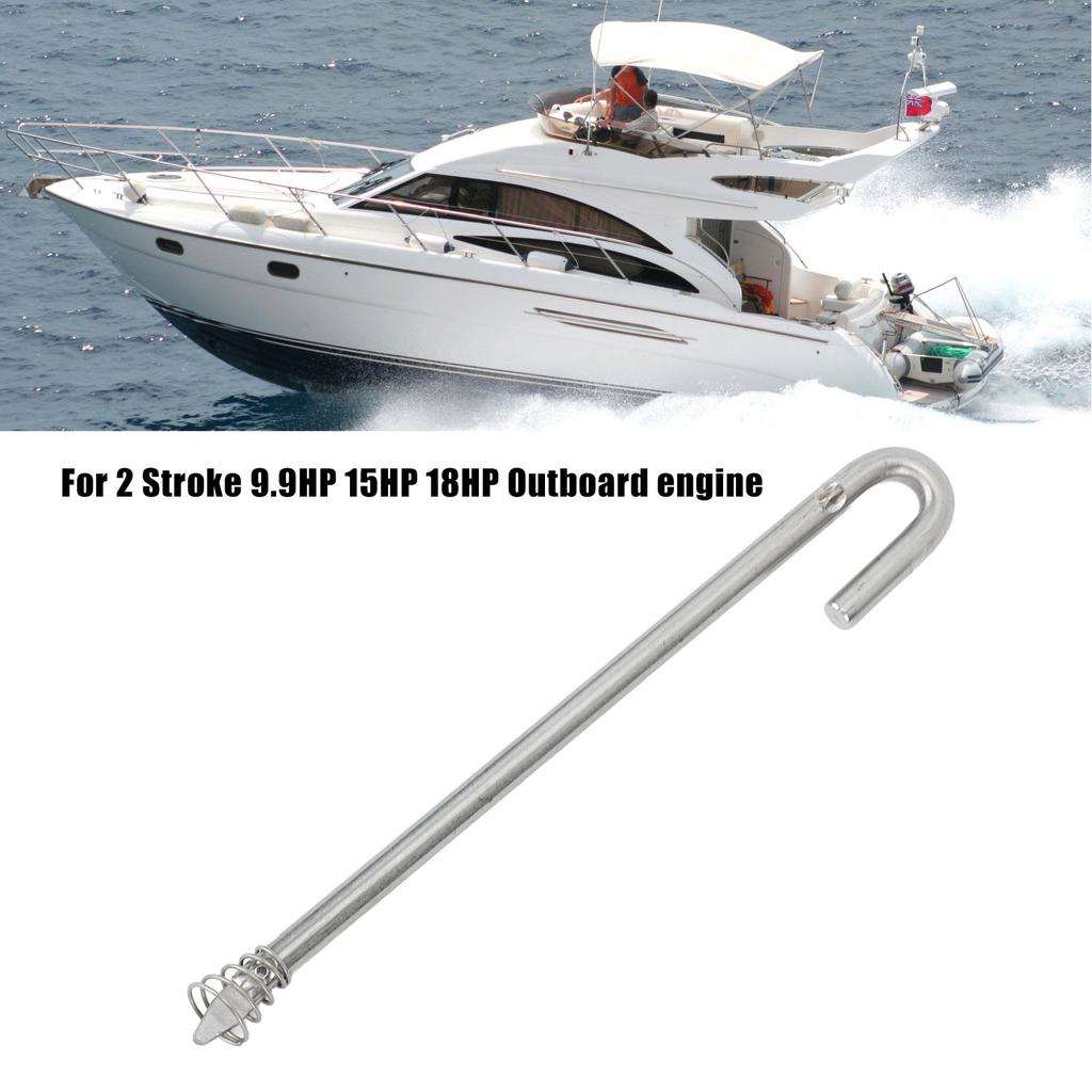Outboard Tilt Rod 6E0 43160 00 00 Boat Motor Tilt Rod Pin Lock Assembly for 2 Stroke 9.9HP 15HP 18HP Outboard Engine