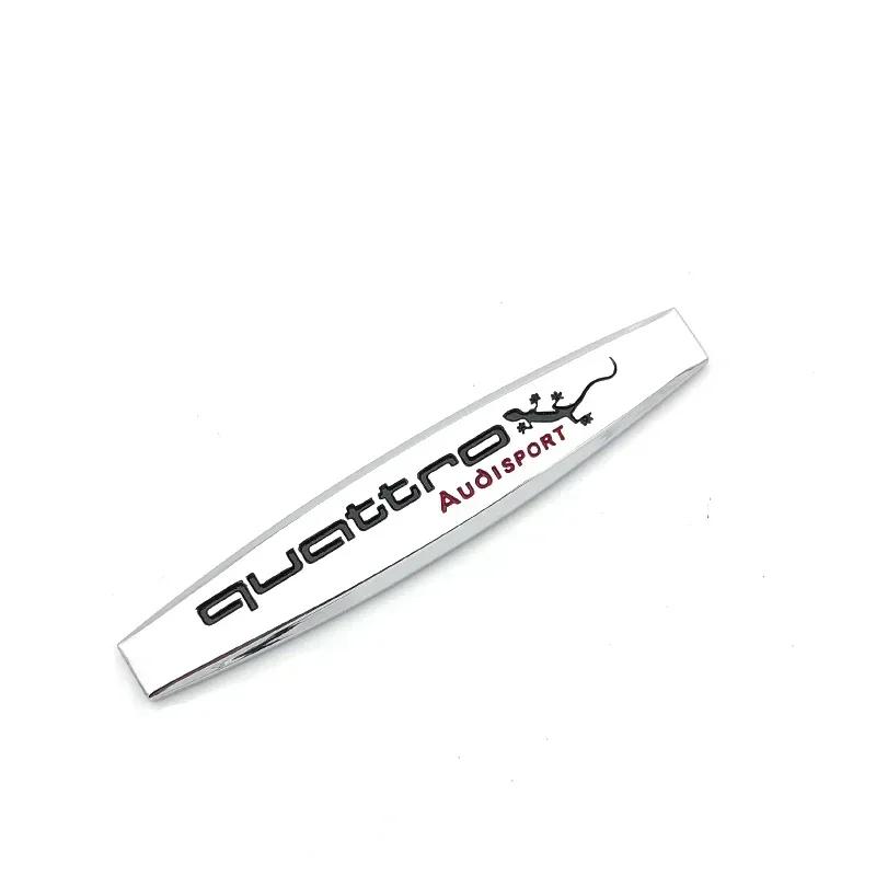 Car Fender Trunk Emblem Badge Stickers Accessories For hot Sline A3 A1 A4 B8 B7 A6 C7 A5 A7 A8 B9 B6 C6 Q2 Q3 Q5 Q7 Q8 TT S3 S4